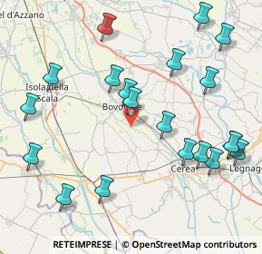 Mappa Via Campagne, 37051 Bovolone VR, Italia (9.673)