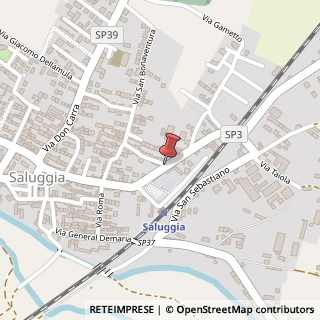 Mappa Via Gametto, 10, 13040 Saluggia, Vercelli (Piemonte)