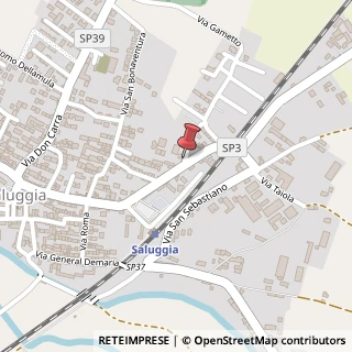 Mappa Via Gametto, 10, 13040 Saluggia, Vercelli (Piemonte)