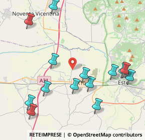 Mappa Via Giarre, 35045 Ospedaletto Euganeo PD, Italia (4.76786)