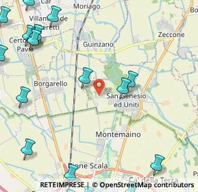 Mappa SP27, 27010 San Genesio ed Uniti PV, Italia (3.501)