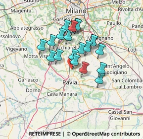 Mappa SP27, 27010 San Genesio ed Uniti PV, Italia (10.612)