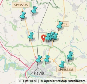 Mappa SP27, 27010 San Genesio ed Uniti PV, Italia (3.55385)