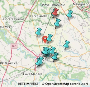 Mappa SP27, 27010 San Genesio ed Uniti PV, Italia (6.41167)