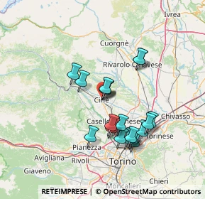 Mappa Via Camillo Benso Conte di Cavour, 10073 Ciriè TO, Italia (12.27895)