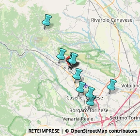 Mappa Via Camillo Benso Conte di Cavour, 10073 Ciriè TO, Italia (4.82091)