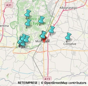Mappa Co Ospedale Schiavonia, 35043 Monselice PD, Italia (6.71769)