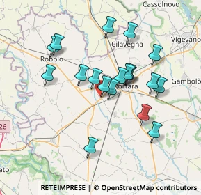 Mappa Via Enrico Fermi, 27030 Castello d'Agogna PV, Italia (6.44158)