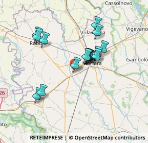 Mappa Via Enrico Fermi, 27030 Castello d'Agogna PV, Italia (5.96563)