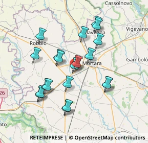 Mappa Via Enrico Fermi, 27030 Castello d'Agogna PV, Italia (6.821)