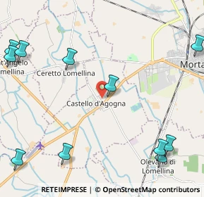 Mappa Via Enrico Fermi, 27030 Castello d'Agogna PV, Italia (3.11091)