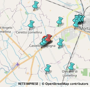Mappa Via Enrico Fermi, 27030 Castello d'Agogna PV, Italia (1.883)