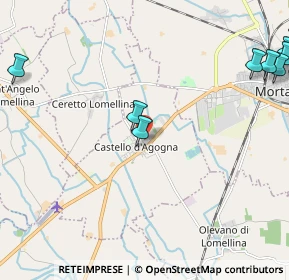 Mappa Via Enrico Fermi, 27030 Castello d'Agogna PV, Italia (3.33091)