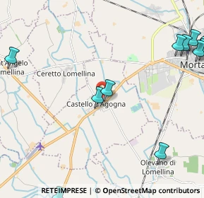 Mappa Via Enrico Fermi, 27030 Castello d'Agogna PV, Italia (3.34538)