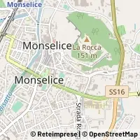 Mapa Monselice