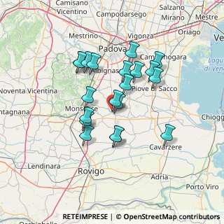 Mappa Via Giacomo Puccini, 35026 Conselve PD, Italia (11.6925)
