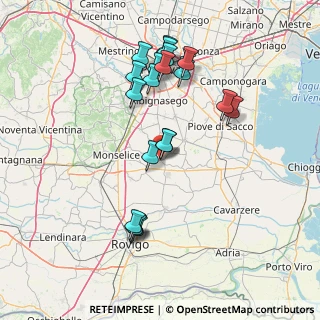 Mappa Via Giacomo Puccini, 35026 Conselve PD, Italia (14.9355)