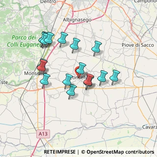 Mappa Via Giacomo Puccini, 35026 Conselve PD, Italia (6.67529)