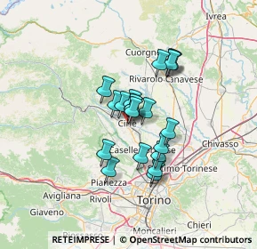 Mappa Via Dante Alighieri, 10073 Ciriè TO, Italia (9.2025)
