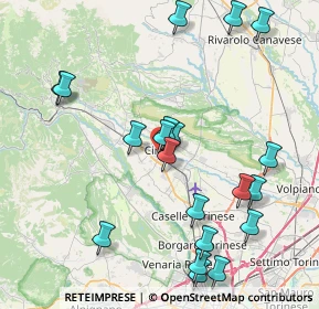 Mappa Via Dante Alighieri, 10073 Ciriè TO, Italia (9.0875)