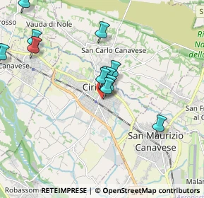 Mappa Via Dante Alighieri, 10073 Ciriè TO, Italia (1.79833)