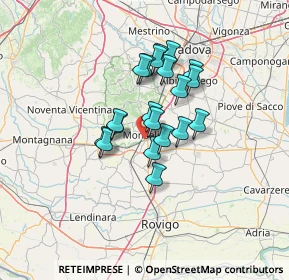 Mappa Via San Bellino, 35043 Monselice PD, Italia (9.6495)