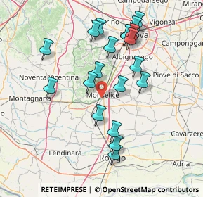 Mappa Via San Bellino, 35043 Monselice PD, Italia (14.841)