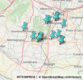 Mappa Via Meggiorina, 35043 Monselice PD, Italia (11.17929)