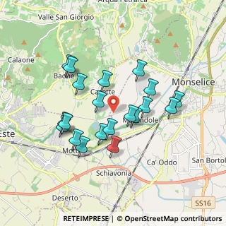 Mappa Via Meggiorina, 35043 Monselice PD, Italia (1.6335)