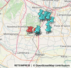 Mappa Via Michelangelo Buonarroti, 35043 Monselice PD, Italia (9.9535)