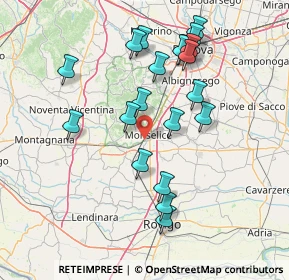 Mappa Via Michelangelo Buonarroti, 35043 Monselice PD, Italia (14.88)