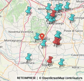 Mappa Via Michelangelo Buonarroti, 35043 Monselice PD, Italia (16.74947)