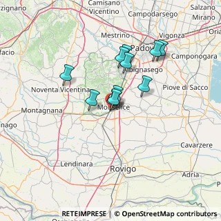 Mappa Via Michelangelo Buonarroti, 35043 Monselice PD, Italia (10.46636)