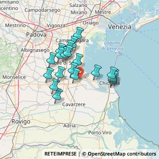 Mappa Via Castaldia, 35020 Correzzola PD, Italia (11.282)