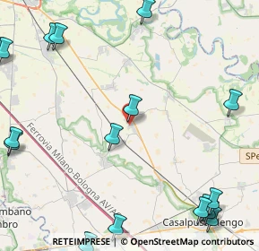 Mappa 26826 Secugnago LO, Italia (6.9355)