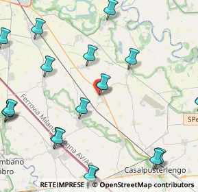 Mappa Via C. Battisti, 26826 Secugnago LO, Italia (6.0255)