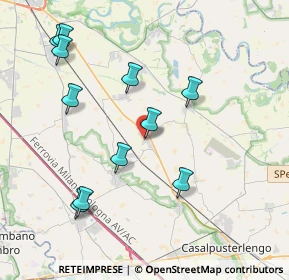 Mappa Via C. Battisti, 26826 Secugnago LO, Italia (4.22545)