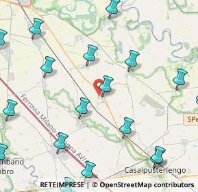Mappa Via C. Battisti, 26826 Secugnago LO, Italia (6.121)