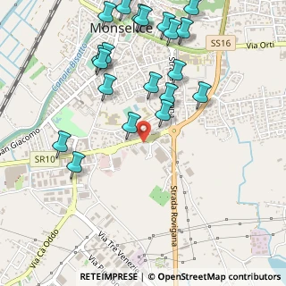 Mappa SR10, 35043 Monselice PD, Italia (0.609)