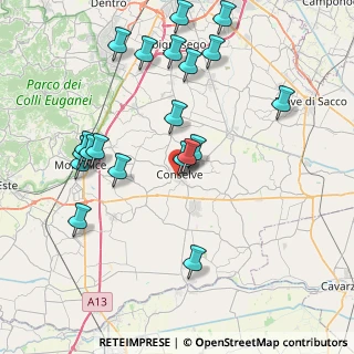 Mappa Via Giuseppe Verdi, 35026 Conselve PD, Italia (8.6985)