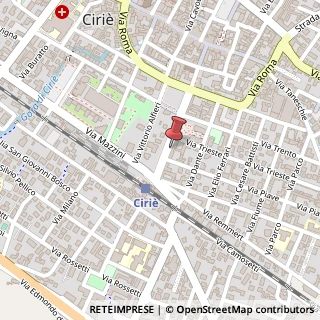 Mappa Corso Martiri della Libertà, 43, 10073 Ciriè, Torino (Piemonte)