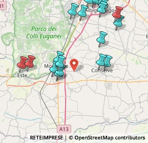 Mappa Strada Provinciale, 35020 San Pietro Viminario PD, Italia (9.437)