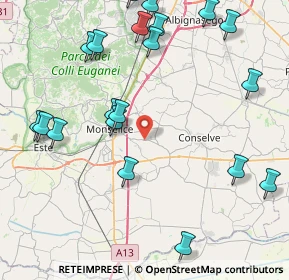Mappa Strada Provinciale, 35043 Monselice PD, Italia (10.257)