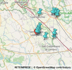 Mappa Via Einaudi Luigi, 27019 Villanterio PV, Italia (6.34083)