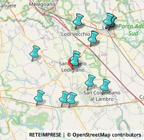 Mappa Via Einaudi Luigi, 27019 Villanterio PV, Italia (7.94125)