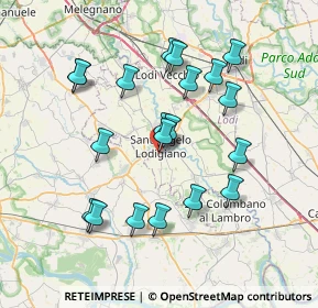 Mappa Via Einaudi Luigi, 27019 Villanterio PV, Italia (7.116)