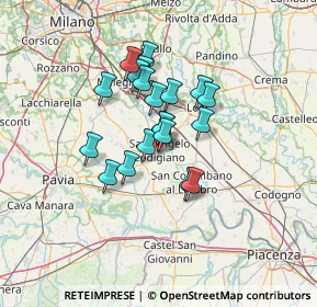 Mappa Via Einaudi Luigi, 27019 Villanterio PV, Italia (9.74)