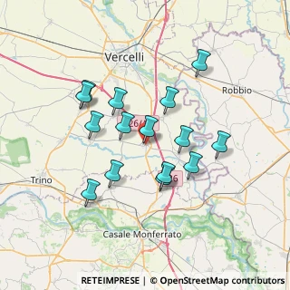 Mappa Via Guglielmo Marconi, 13010 Stroppiana VC, Italia (6.29933)