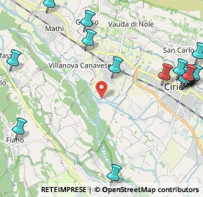 Mappa Corona Verde Stura, 10076 Nole TO, Italia (3.01706)