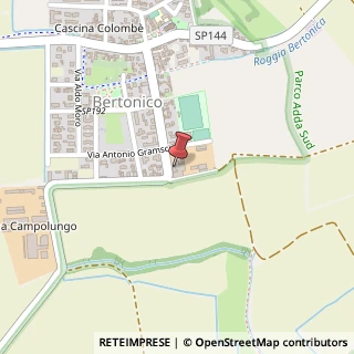 Mappa Via Giacomo Matteotti, 37, 26821 Bertonico, Lodi (Lombardia)